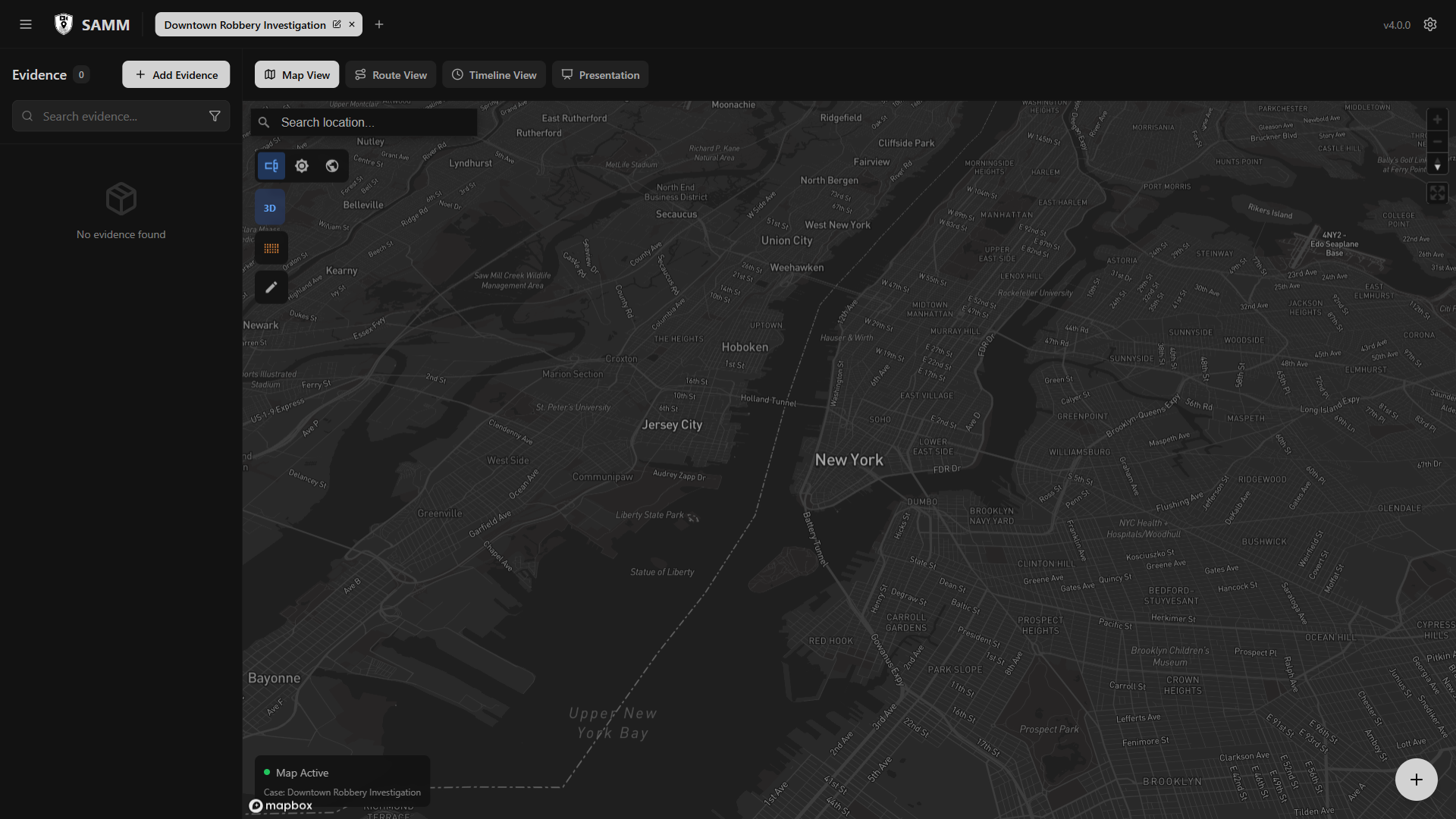 SAMM map view